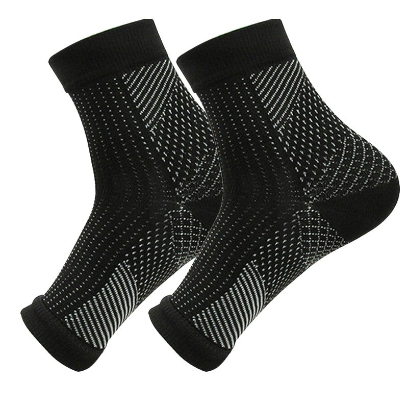 Breathable Compression Foot Sleeve Support Socks for Outdoor Men Daily Comfort