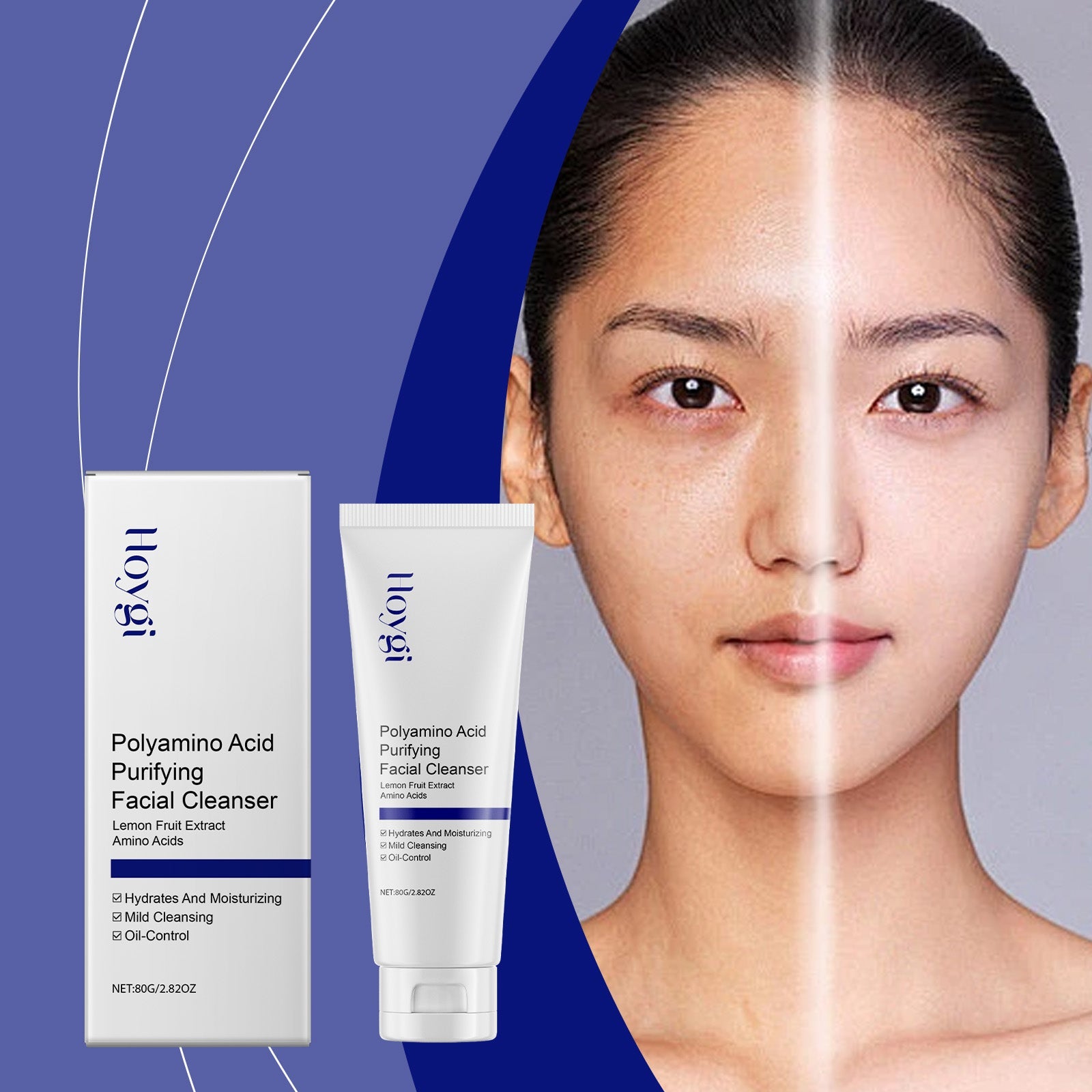 Acne Cleanser Gently Clears Pores Refreshes Moisturizes Skin Without Tightness Daily
