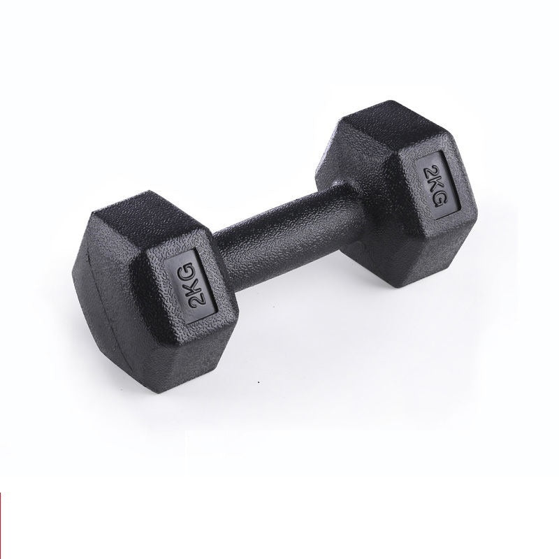 Rubberized Dumbbells for Arm Muscle Training and Household Fitness Workouts Daily