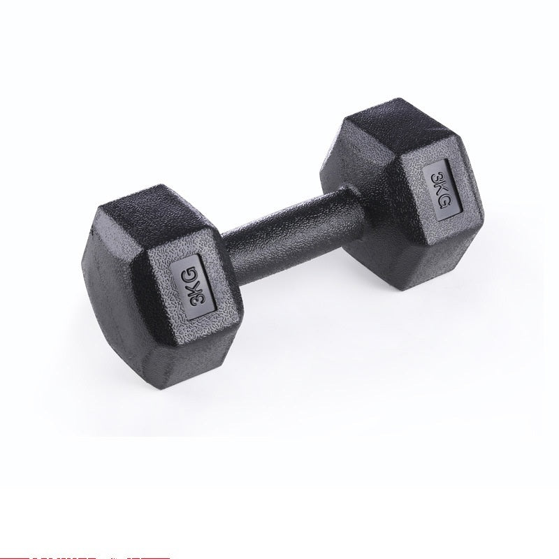 Rubberized Dumbbells for Arm Muscle Training and Household Fitness Workouts Daily