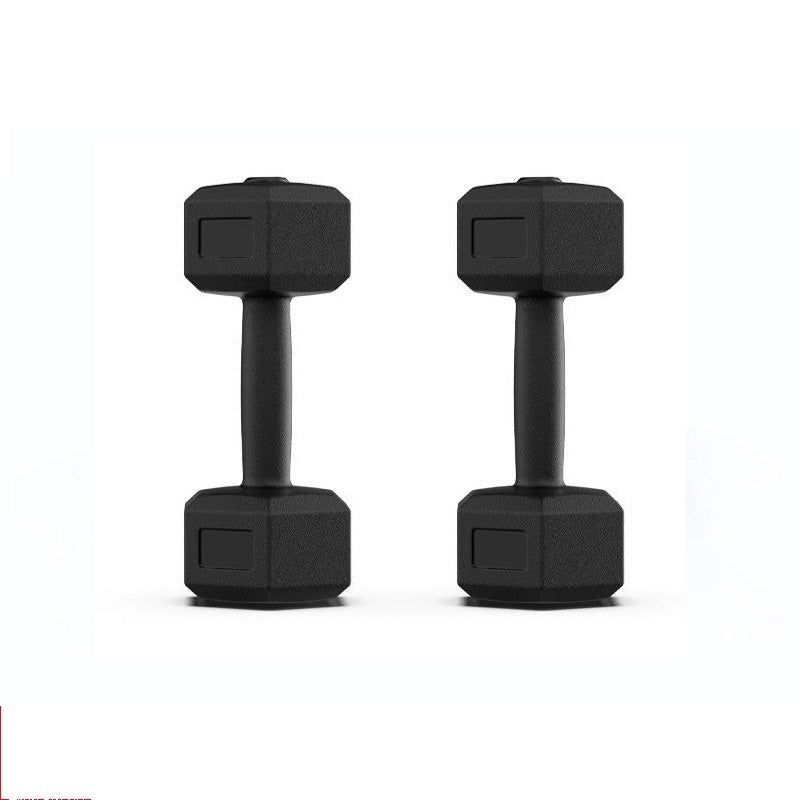 Rubberized Dumbbells for Arm Muscle Training and Household Fitness Workouts Daily