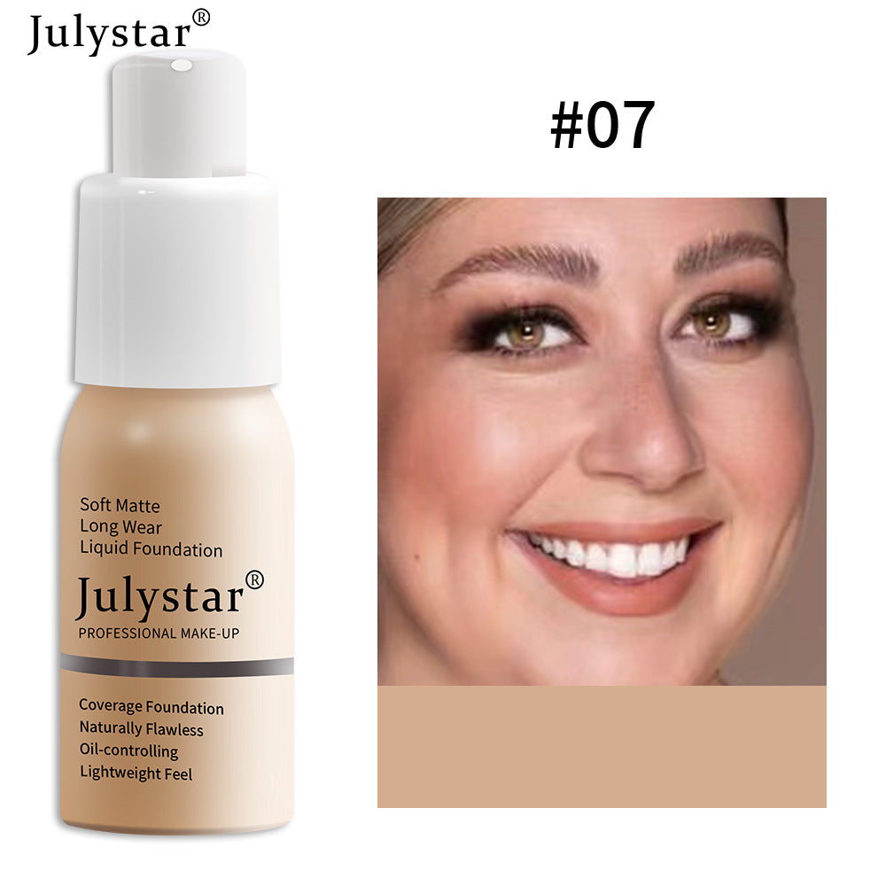 Long Lasting Liquid Foundation Concealer Moisturizing Oil Control BB Cream Makeup