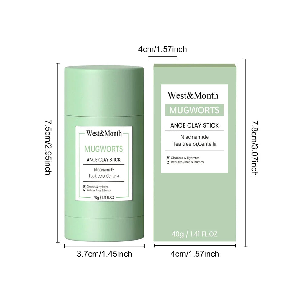 West Month Blackhead Mud Mask Controls Oil Shrinks Pores and Moisturizes