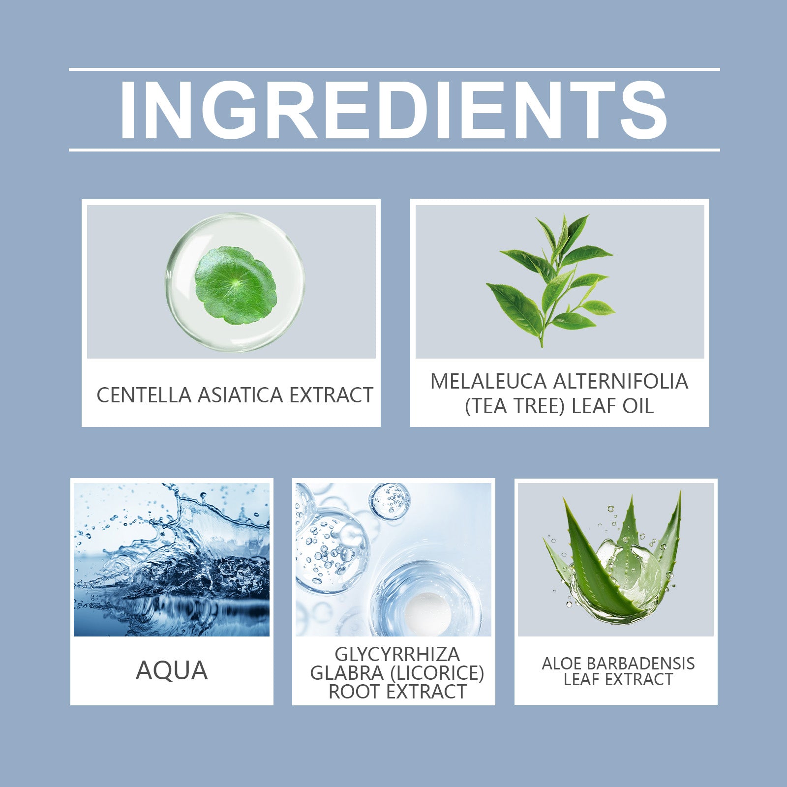 Acne Soothing Serum Hydrating Moisturizing Care for Pimple Prone Facial Skin