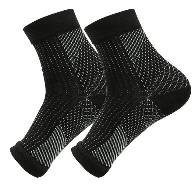 Breathable Compression Foot Sleeve Support Socks for Outdoor Men Daily Comfort