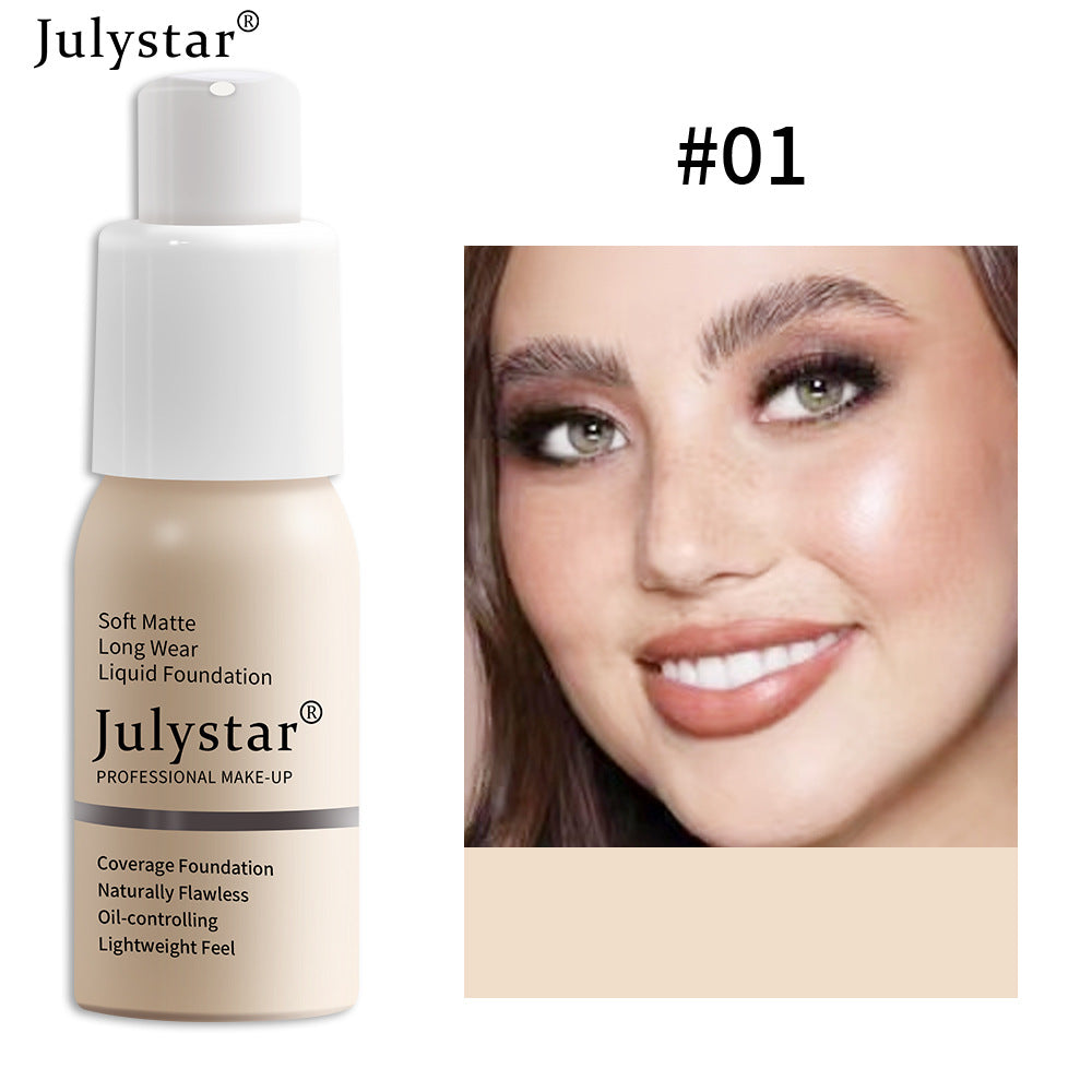 Long Lasting Liquid Foundation Concealer Moisturizing Oil Control BB Cream Makeup