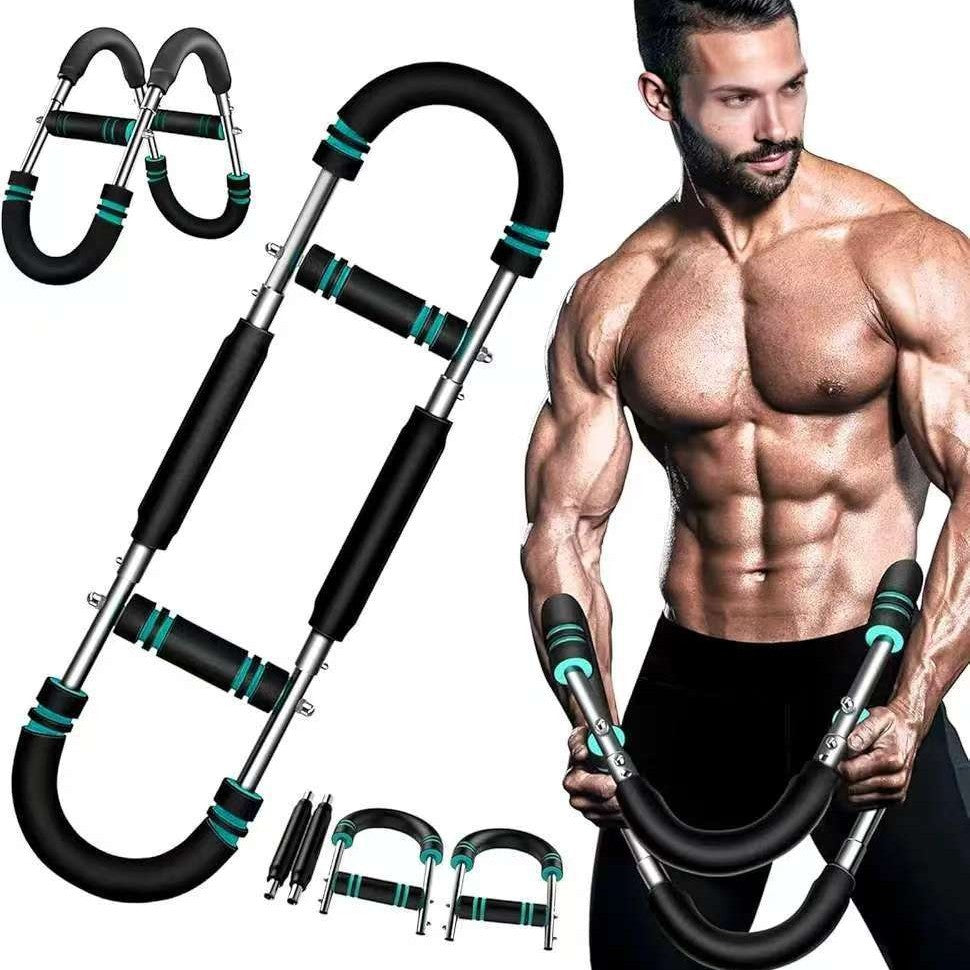 Adjustable U Shaped Arm Strength Trainer for Chest Muscle Fitness Exercises
