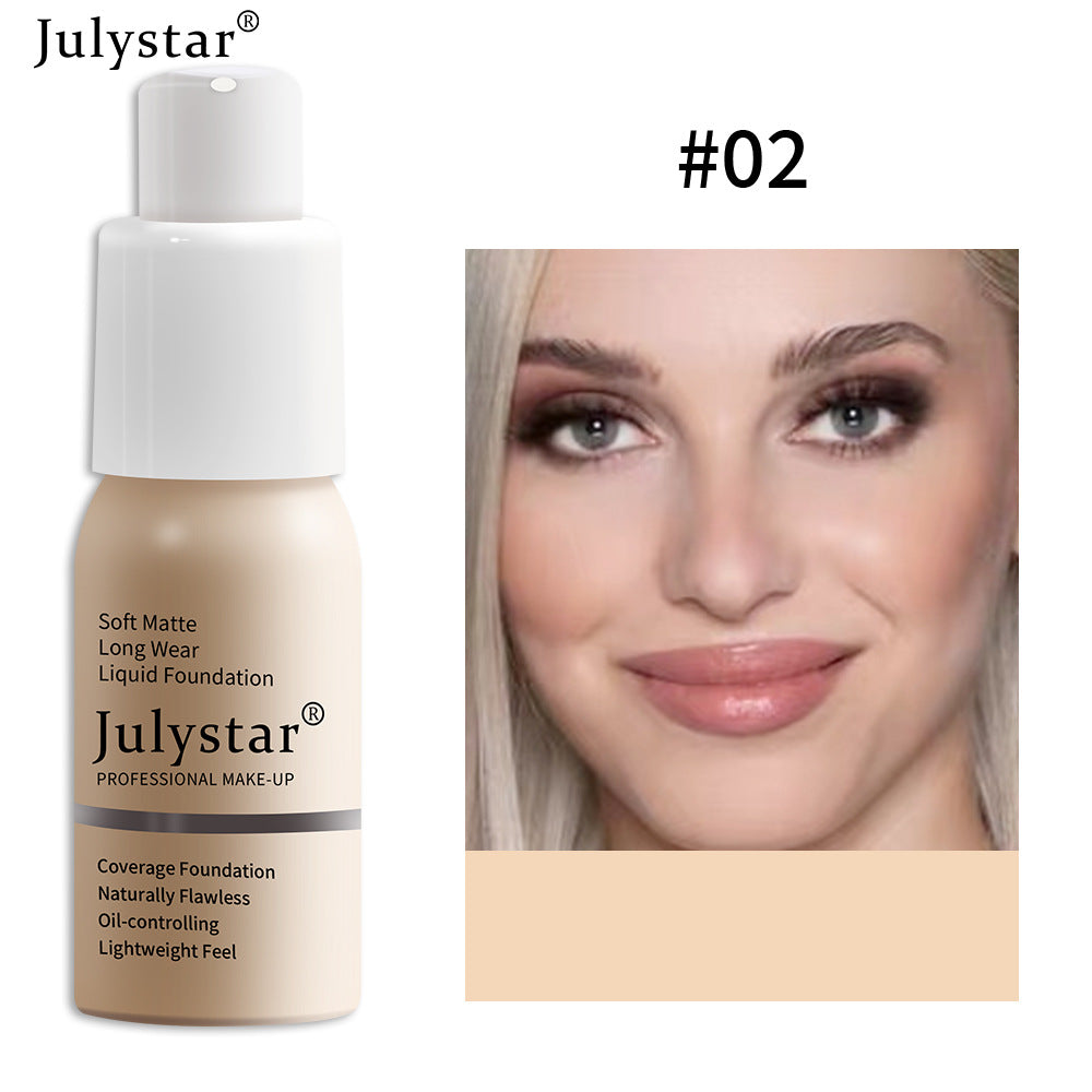 Long Lasting Liquid Foundation Concealer Moisturizing Oil Control BB Cream Makeup
