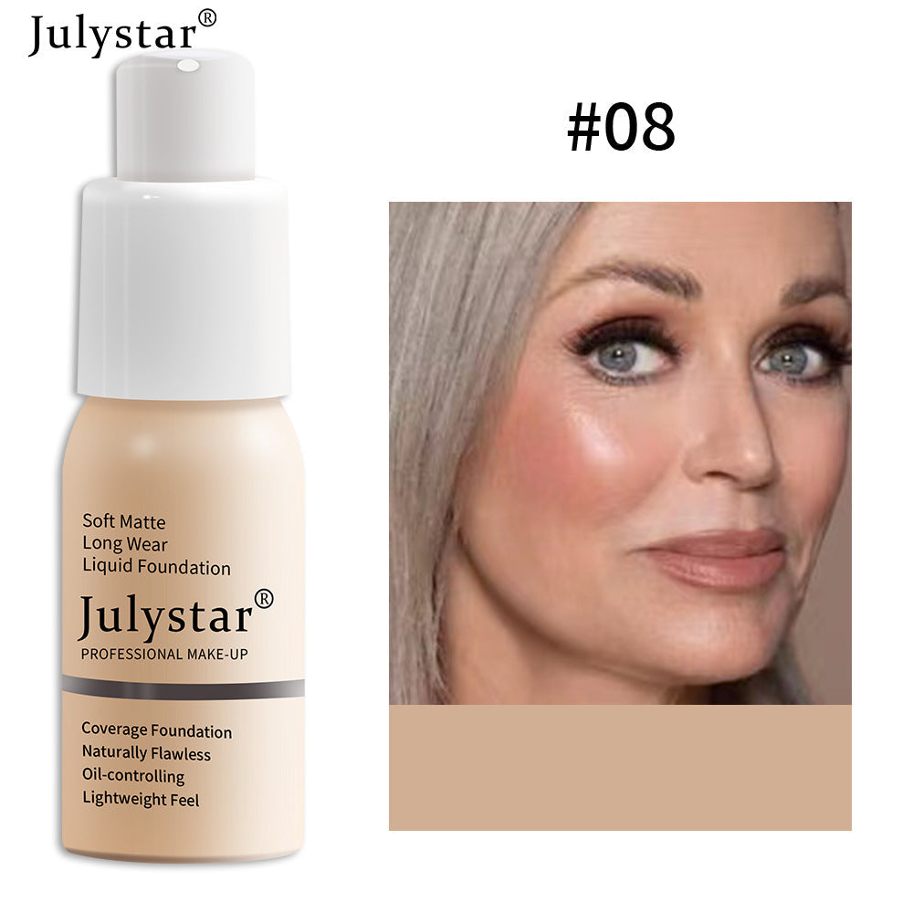 Long Lasting Liquid Foundation Concealer Moisturizing Oil Control BB Cream Makeup