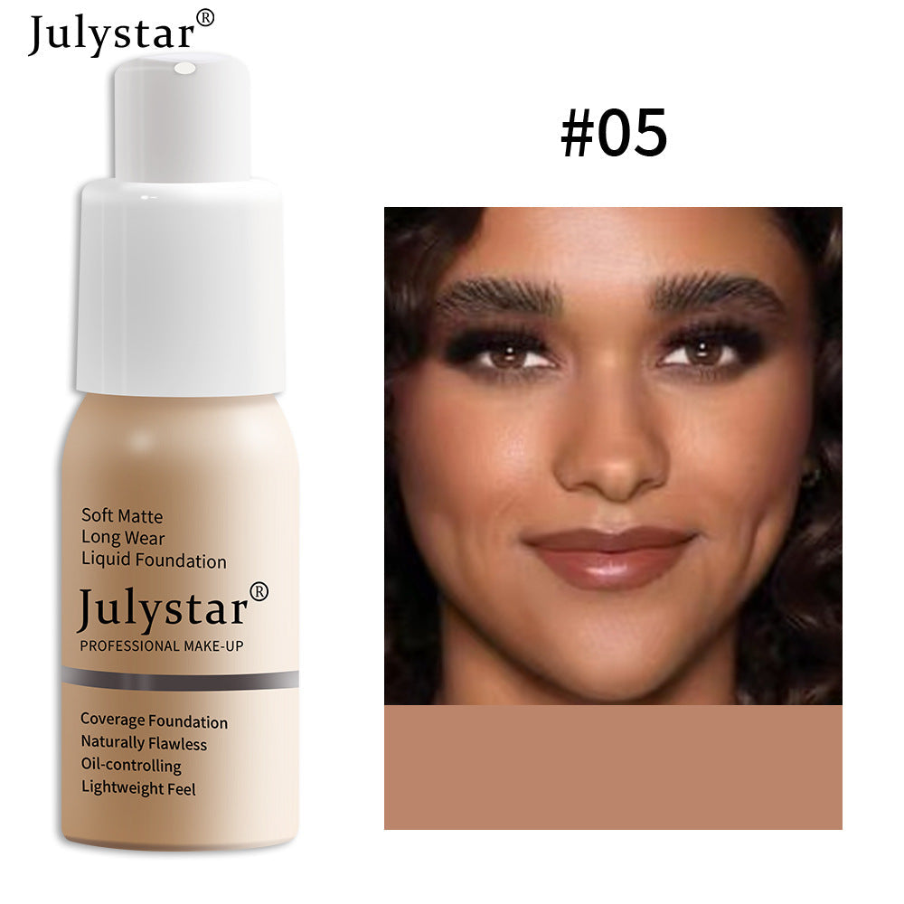 Long Lasting Liquid Foundation Concealer Moisturizing Oil Control BB Cream Makeup