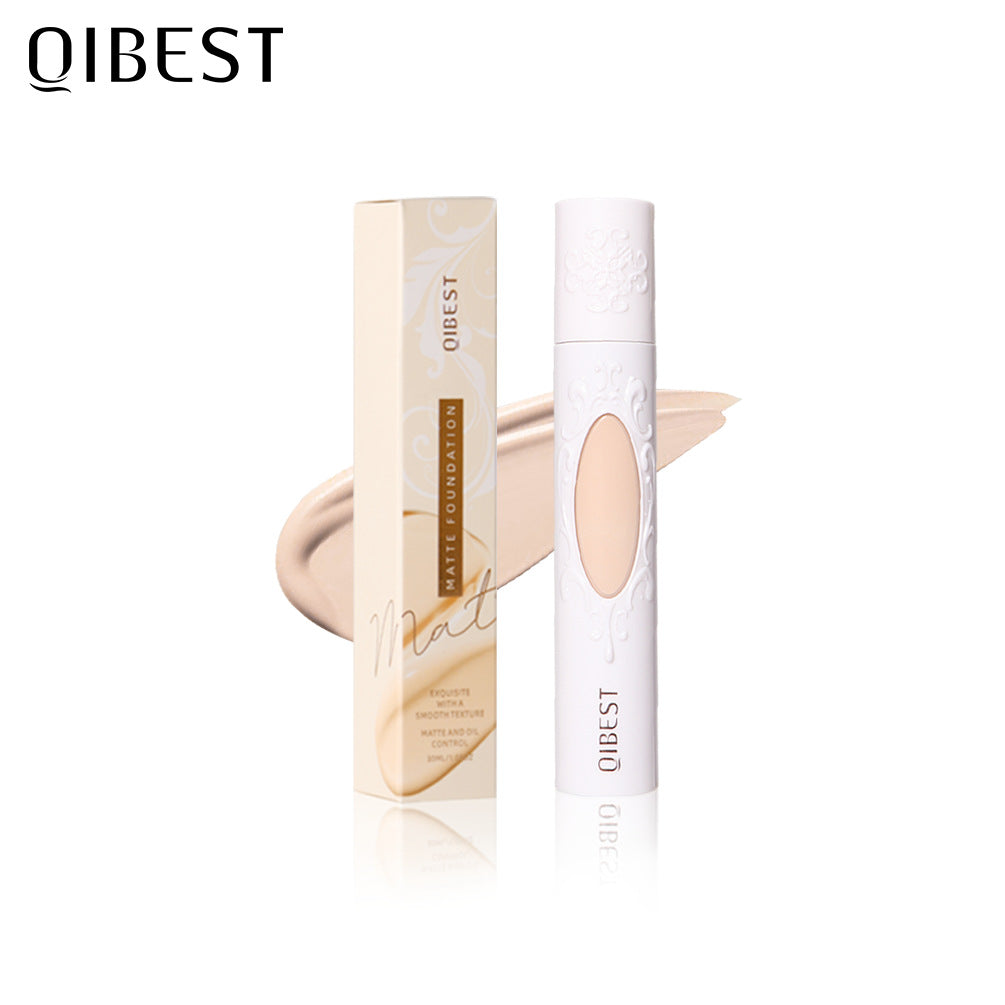 Long Lasting Liquid Foundation Concealer Moisturizing Brightening Matte Natural Nude Makeup