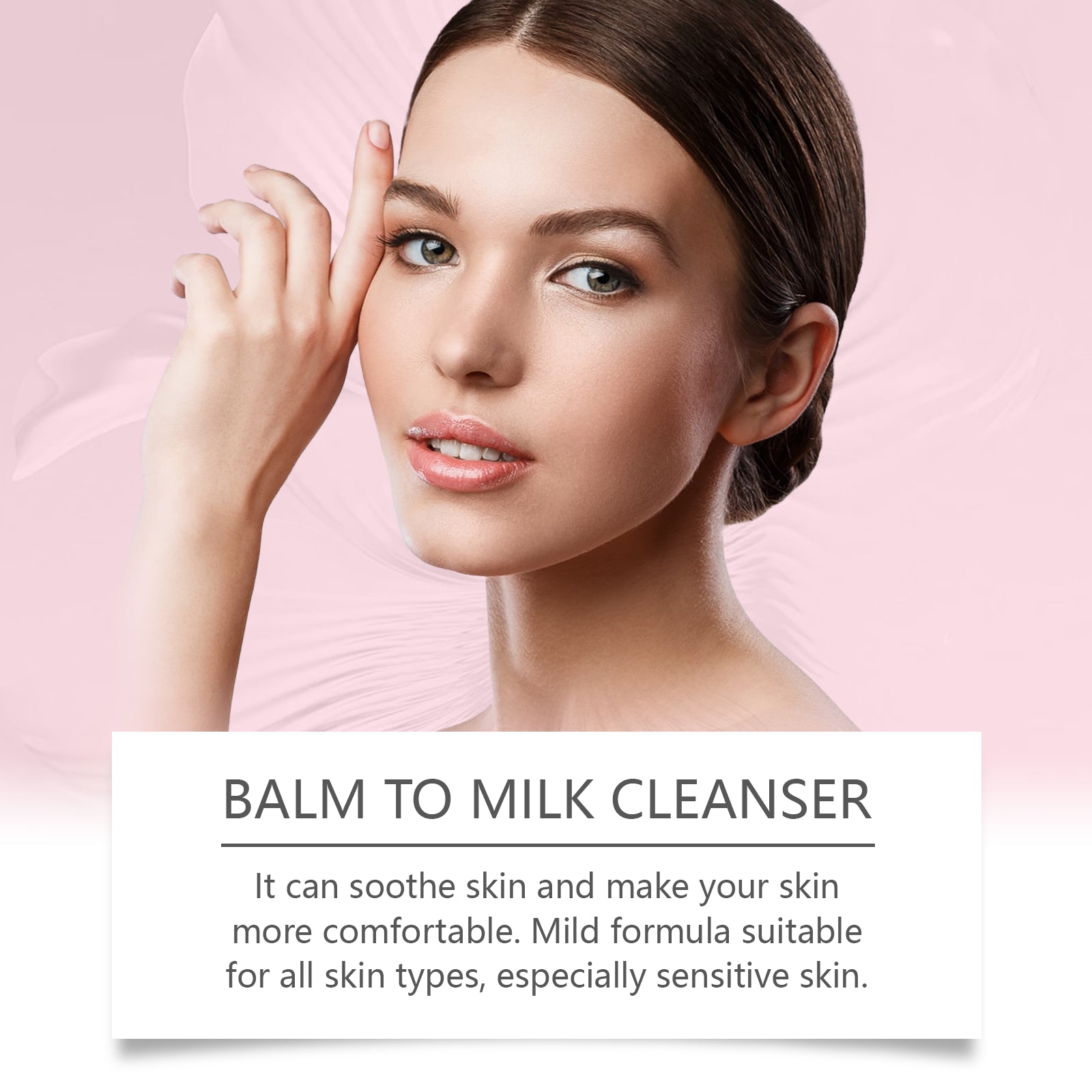 Deep Moisturizing Cleanser Soothes Skin Without Tightness for Daily Facial Care