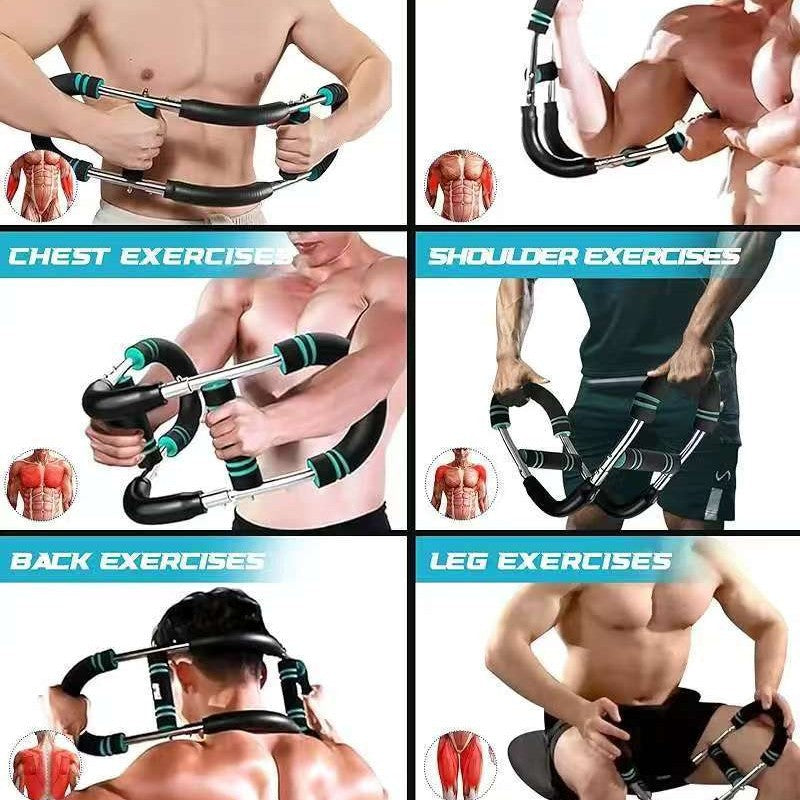 Adjustable U Shaped Arm Strength Trainer for Chest Muscle Fitness Exercises