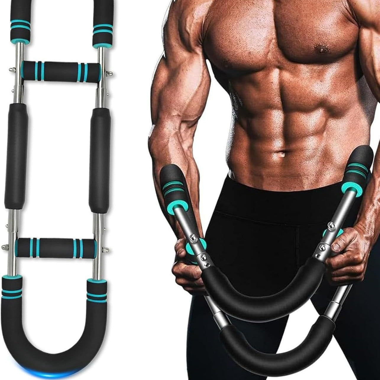 Adjustable U Shaped Arm Strength Trainer for Chest Muscle Fitness Exercises