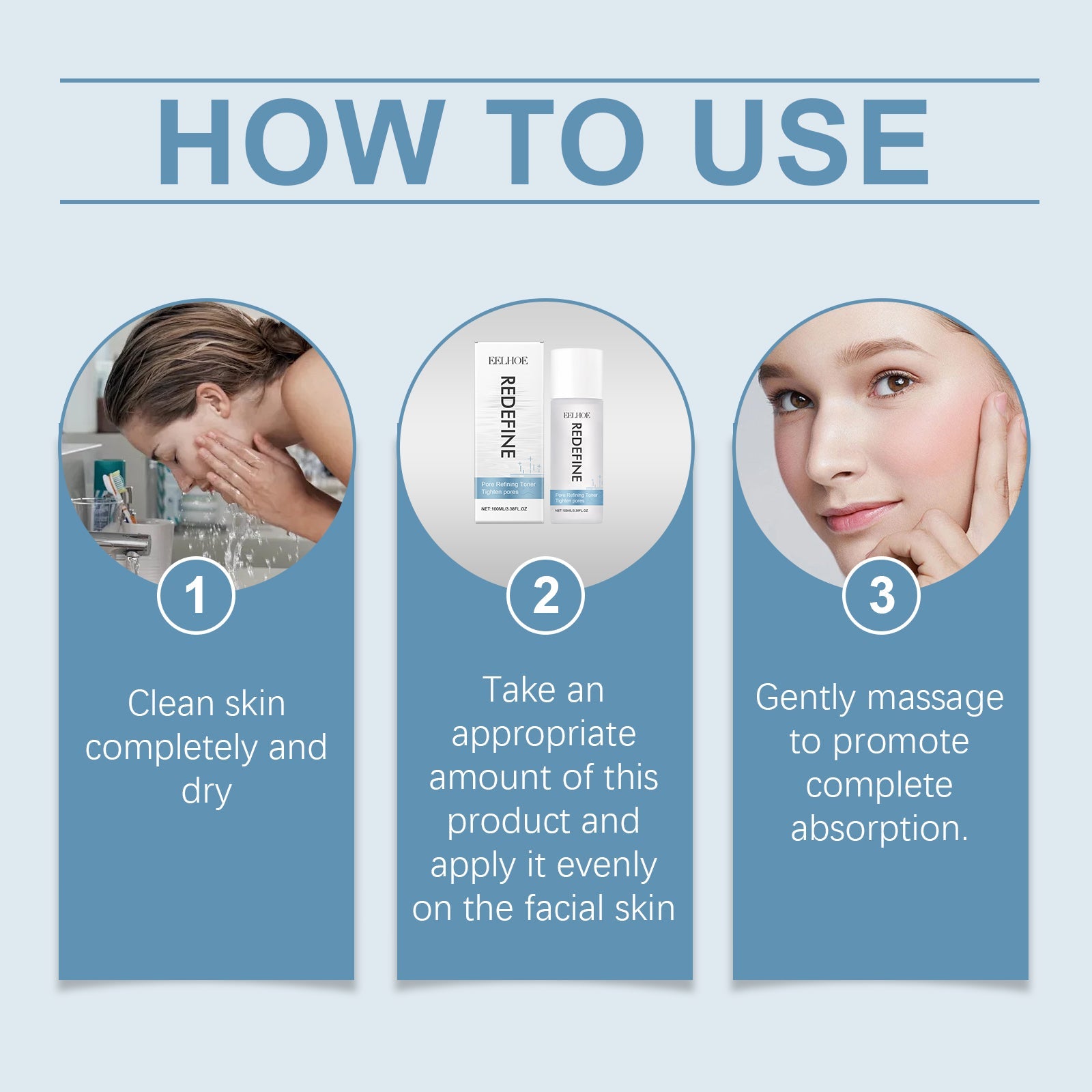 Pore Delicate Toner Cleanses Moisturizes Nourishes Skin for Daily Care Routine
