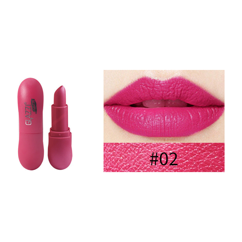 12 Color Rhombic Matte Lipstick Non Fade Non Stick Cup Formula
