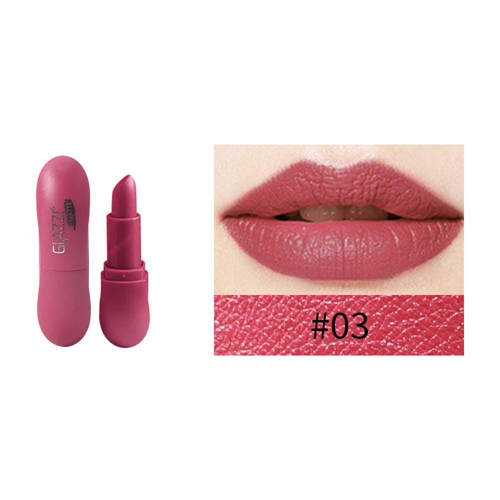 12 Color Rhombic Matte Lipstick Non Fade Non Stick Cup Formula