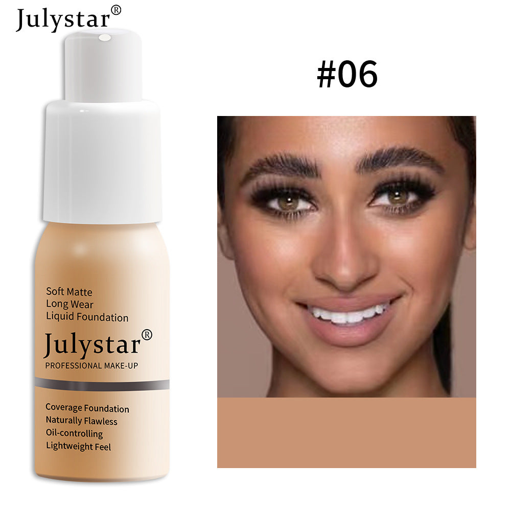 Long Lasting Liquid Foundation Concealer Moisturizing Oil Control BB Cream Makeup