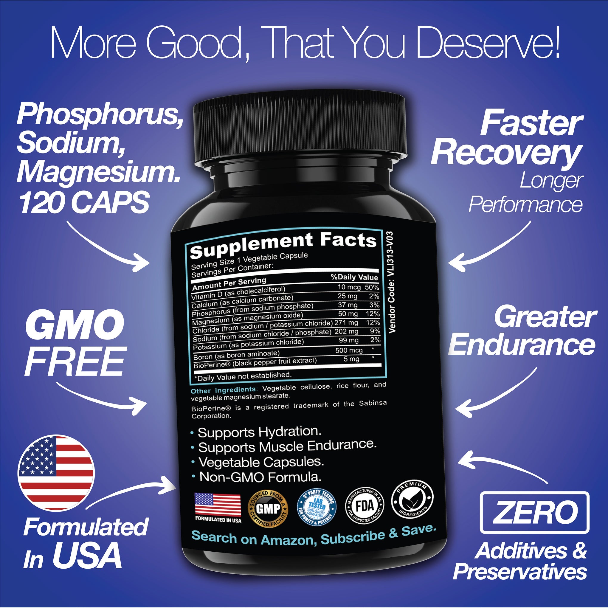 Rapid Rehydr8 Electrolyte Capsules for Muscle Recovery Endurance and Cramp Prevention
