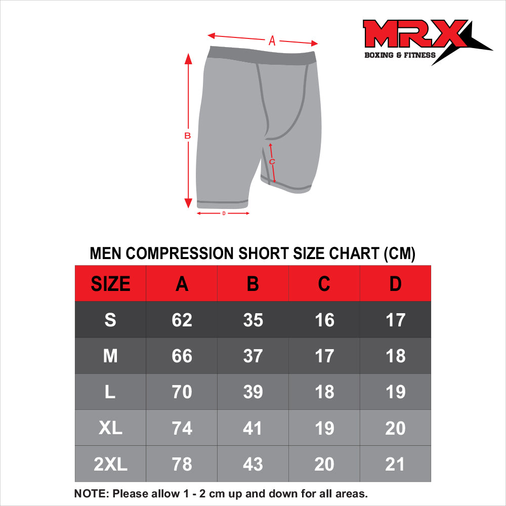 Men’s Compression Shorts Running  Gym Sports Fitness Active Wear