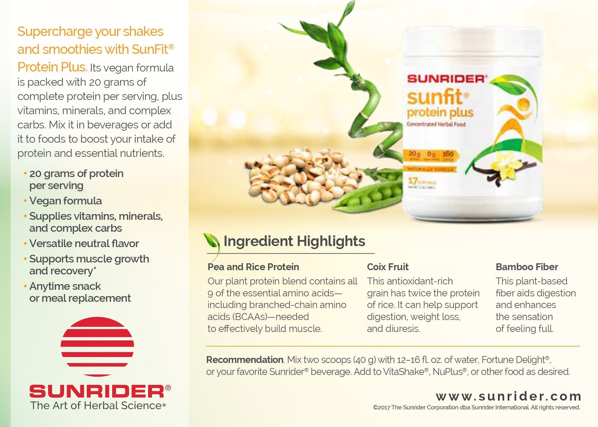 Protein Plus Unique Protein Powder for Daily Nutrition and Recovery